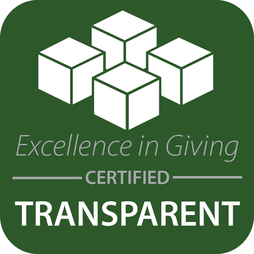 Excellence in Giving Certified Transparent seal